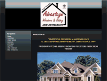 Tablet Screenshot of advantagewindows.net